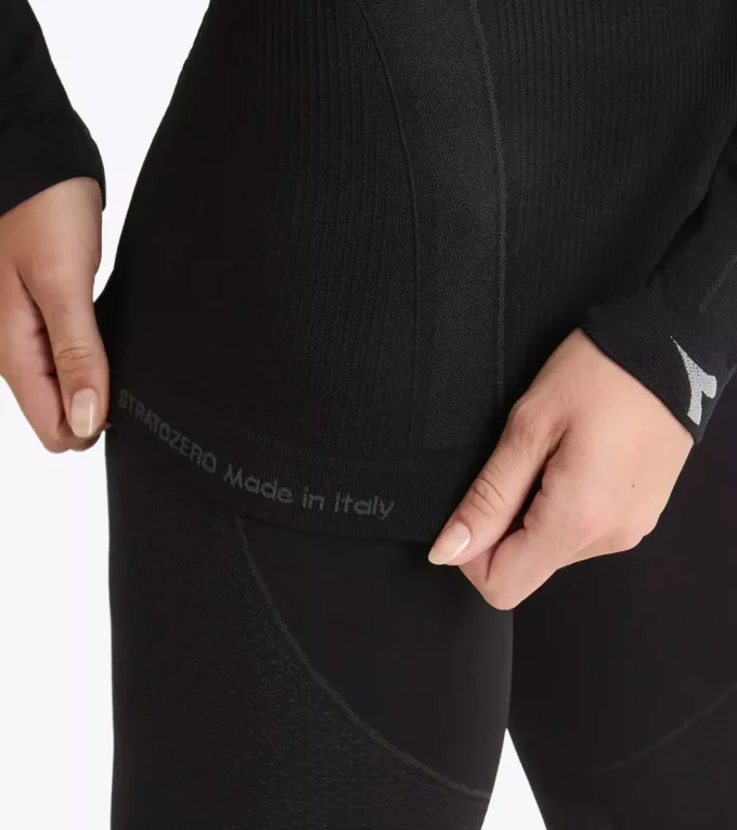 L. Turtle Neck Stratozero Made in Italy Technischer Rollkragenpullover – Running