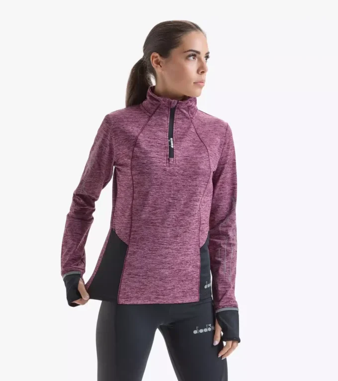 L. Warm Up Winter Sweat Be One 1/2 Zip-Laufshirt