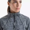 L. Warm Up Winter Sweat Be One 1/2 Zip-Laufshirt