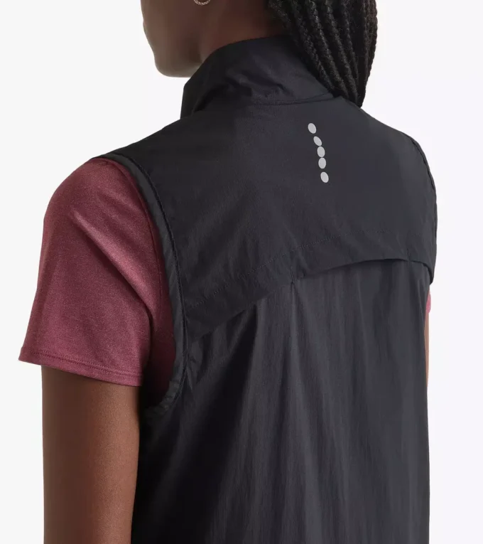 L. Windbreaker Packable Vest Packbare Windjacke – Running