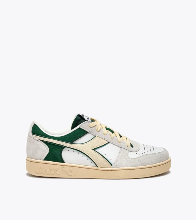 Magic Basket Low Suede Leather Sportliche Sneaker Magic Basket Low Suede Leather Sportliche Sneaker