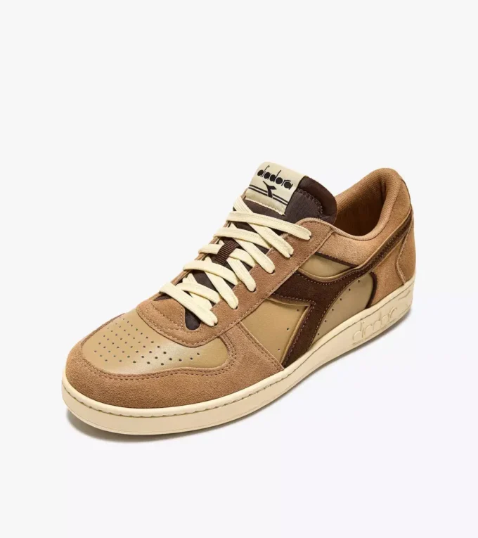 Magic Basket Low Suede Leather Sportliche Sneaker Magic Basket Low Suede Leather Sportliche Sneaker
