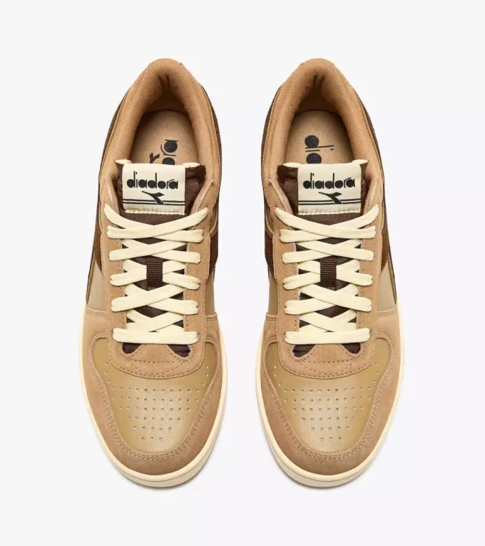 Magic Basket Low Suede Leather Sportliche Sneaker Magic Basket Low Suede Leather Sportliche Sneaker
