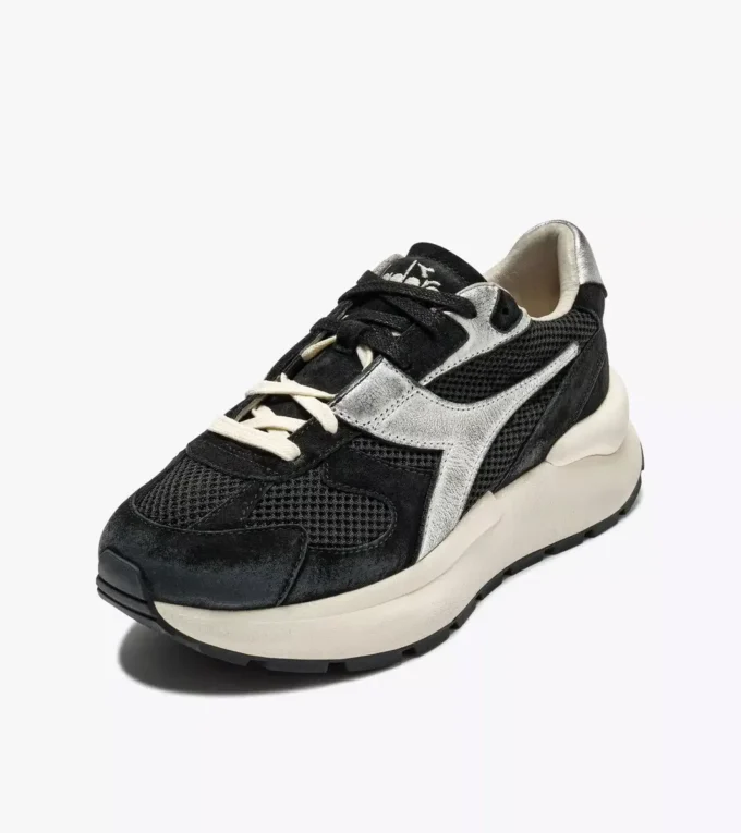Mercury Elite Metallisiertes Leder und Mesh Heritage-Sneaker