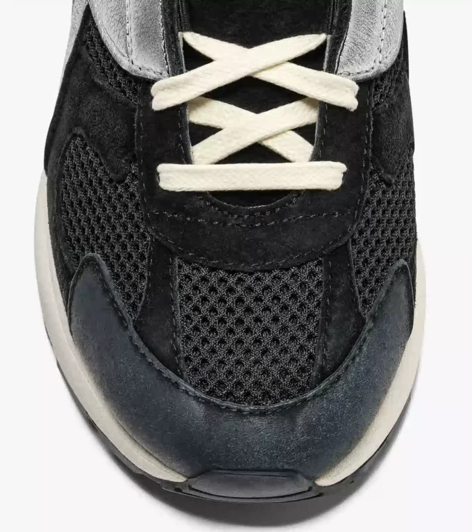 Mercury Elite Metallisiertes Leder und Mesh Heritage-Sneaker