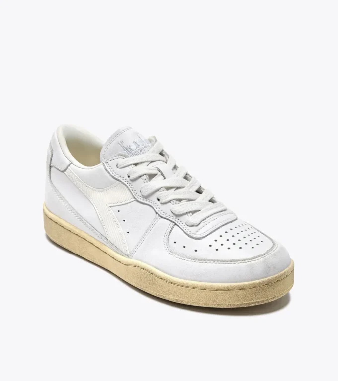 Mi Basket Low Used Heritage Ledersneaker
