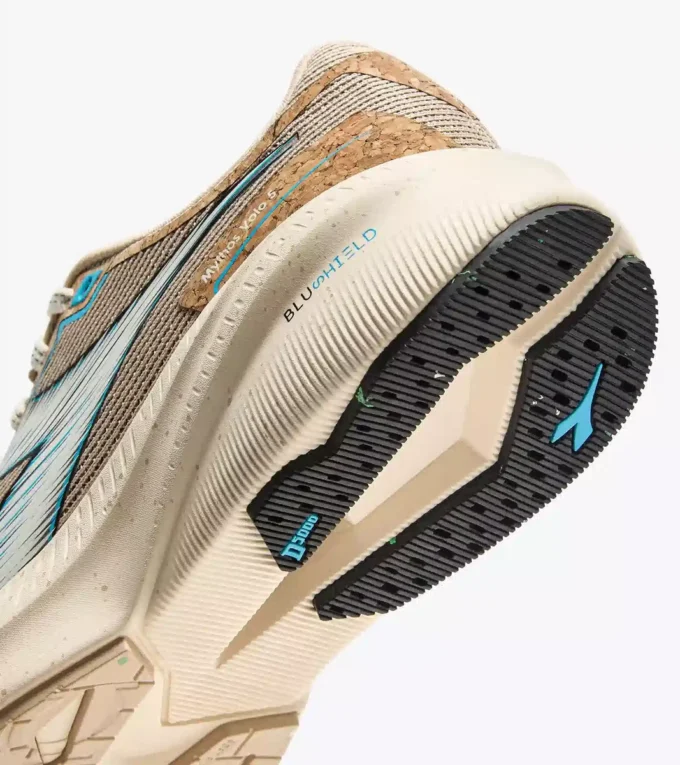 Mythos Blushield Volo 5 W 2030 Laufschuh mit geringerer Umweltbelastung – Stabilität und Leichtigkeit