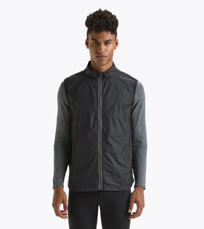Packable Vest Winddichte, faltbare Weste Packable Vest Winddichte, faltbare Weste