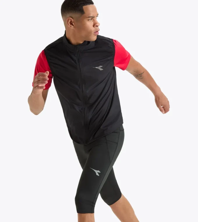 Packbare Weste Packbare winddichte Laufweste Packbare Weste Packbare winddichte Laufweste