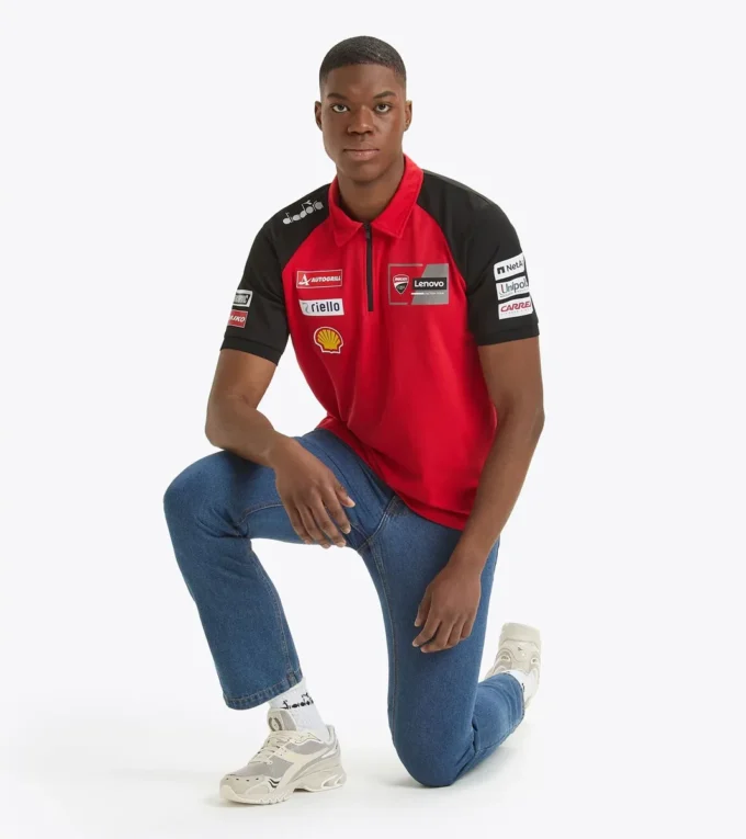 Polo Ducati Replica Mgp24 Sportliches Ducati 2024 MotoGP-Polo