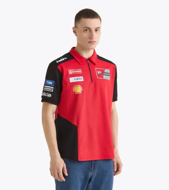 Polo Ducati Replica Mgp25 Sportliches Ducati 2025 MotoGP Polo