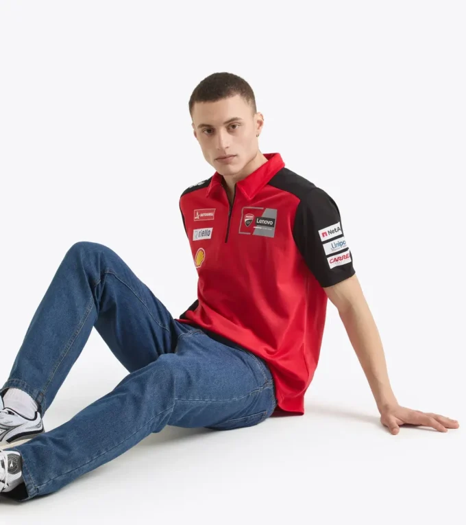 Polo Ducati Replica Mgp25 Sportliches Ducati 2025 MotoGP Polo