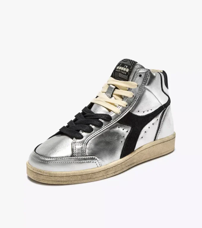 Prestige High Metal Gebrauchte Heritage-Sneaker aus Leder