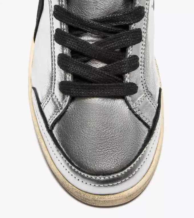 Prestige High Metal Gebrauchte Heritage-Sneaker aus Leder