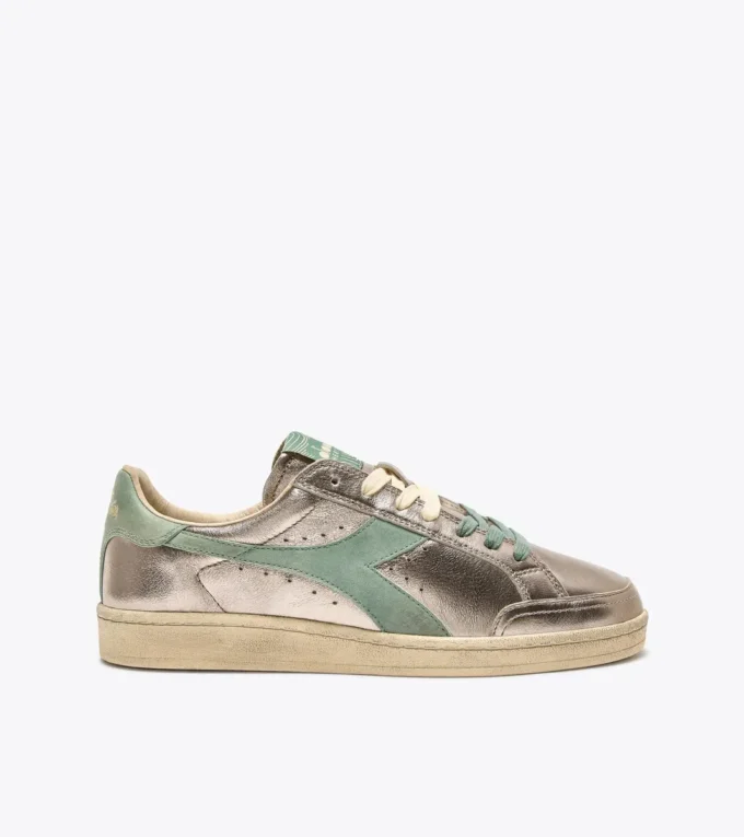 Prestige Metal Used Heritage Sneaker aus Leder