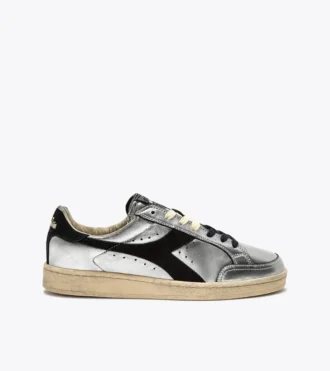 Prestige Metal Used Heritage Sneaker aus Leder