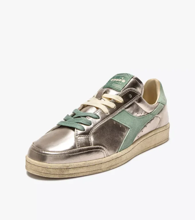 Prestige Metal Used Heritage Sneaker aus Leder