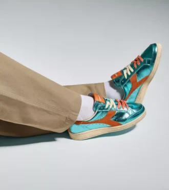 Prestige Metal Used Heritage Sneaker aus Leder