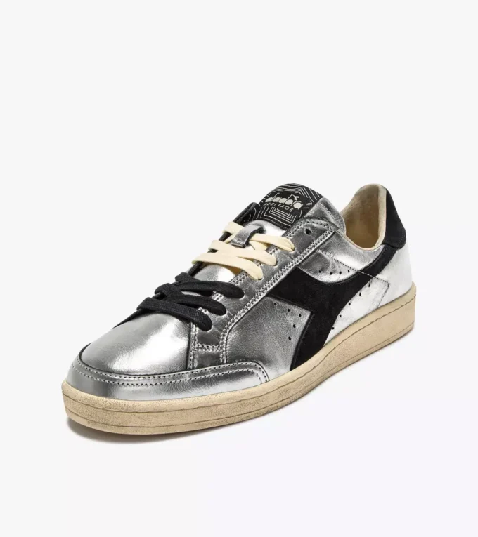 Prestige Metal Used Heritage Sneaker aus Leder