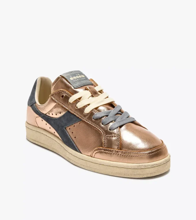Prestige Metal Used Heritage Sneaker aus Leder