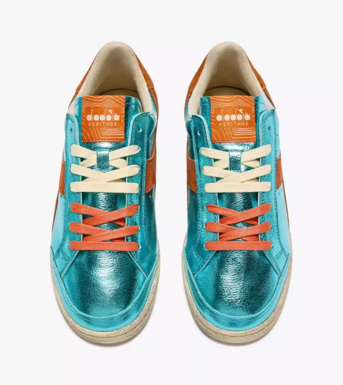 Prestige Metal Used Heritage Sneaker aus Leder