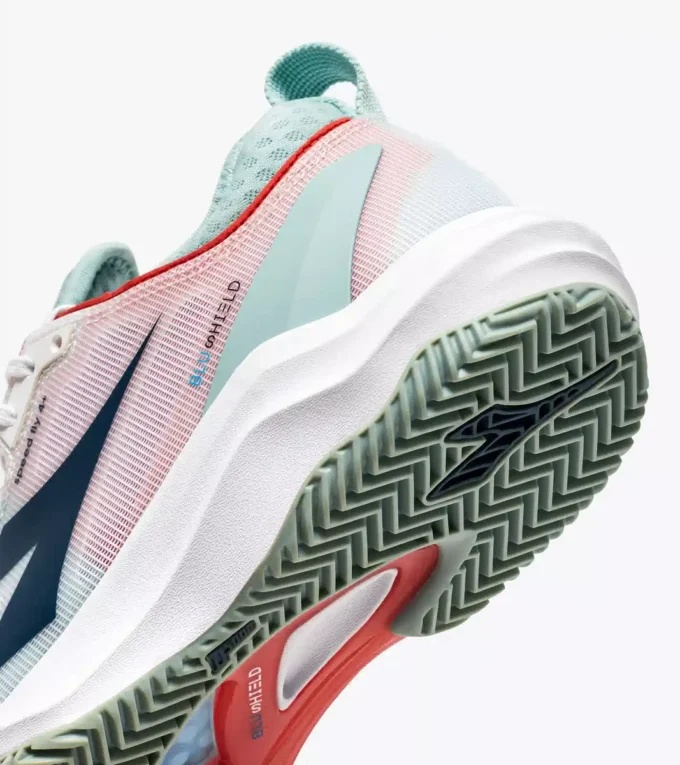 Speed Blushield Fly 4 + W Ag Tennisschuhe für Hartplätze oder Sandplätze