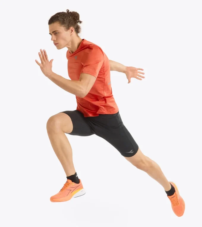 Ss T-Shirt Tech Run Crew Hochleistungs-Laufshirt