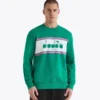 Sweatshirt Crew Logo Baumwoll-Crewneck
