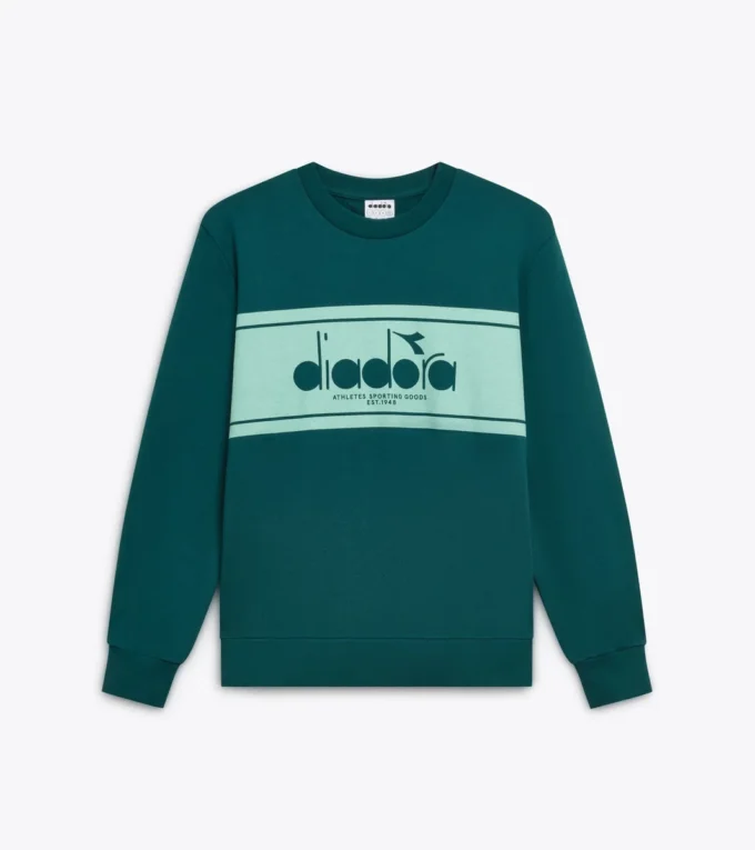 Sweatshirt Crew Logo Baumwoll-Crewneck