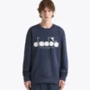 Sweatshirt Crew Logo Baumwoll-Crewneck