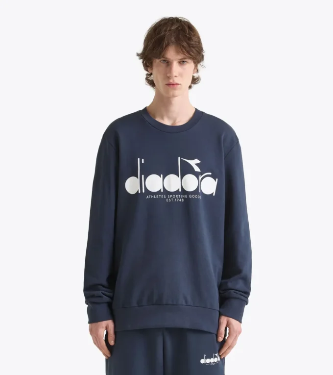 Sweatshirt Crew Logo Baumwoll-Crewneck