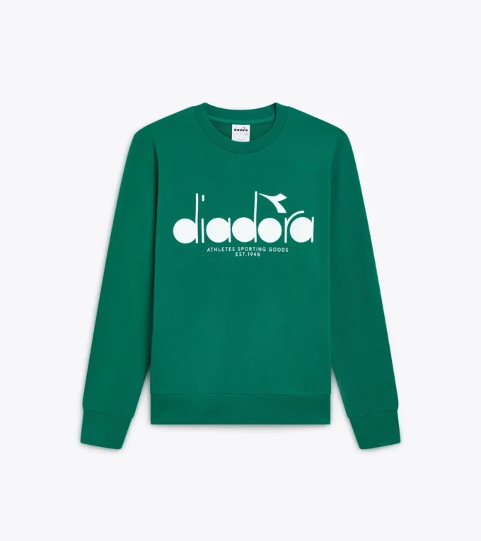 Sweatshirt Crew Logo Baumwoll-Crewneck