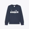 Sweatshirt Crew Logo Baumwoll-Crewneck