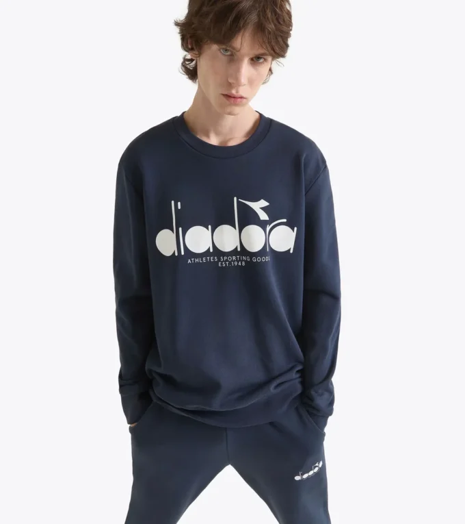 Sweatshirt Crew Logo Baumwoll-Crewneck