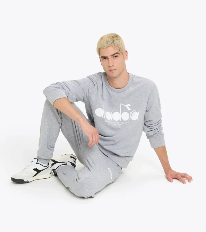 Sweatshirt Crew Logo Baumwoll-Crewneck