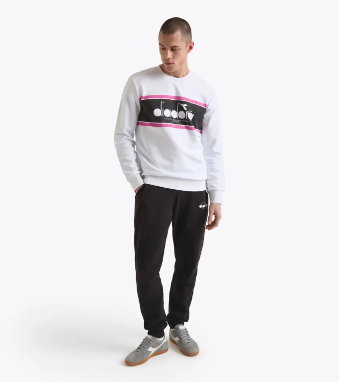 Sweatshirt Crew Logo Baumwoll-Crewneck