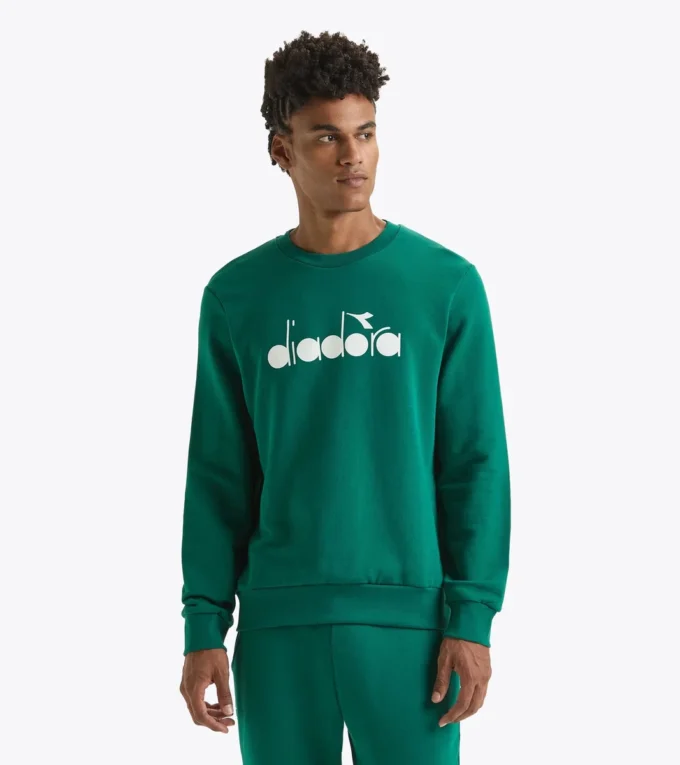 Sweatshirt Crew Logo Sweatshirt – Hergestellt in Italien – Unisex