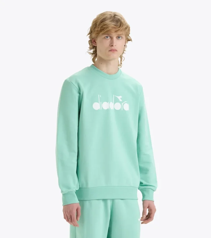 Sweatshirt Crew Logo Sweatshirt – Hergestellt in Italien – Unisex