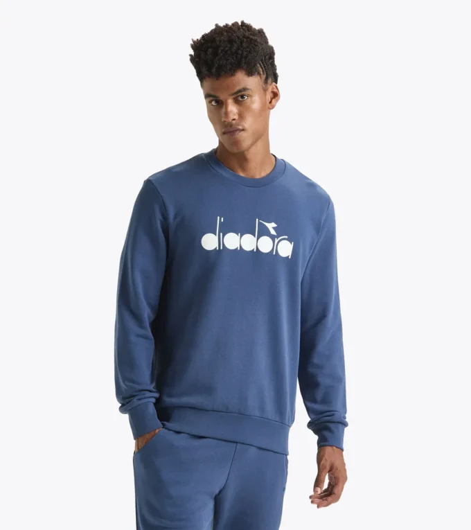 Sweatshirt Crew Logo Sweatshirt – Hergestellt in Italien – Unisex