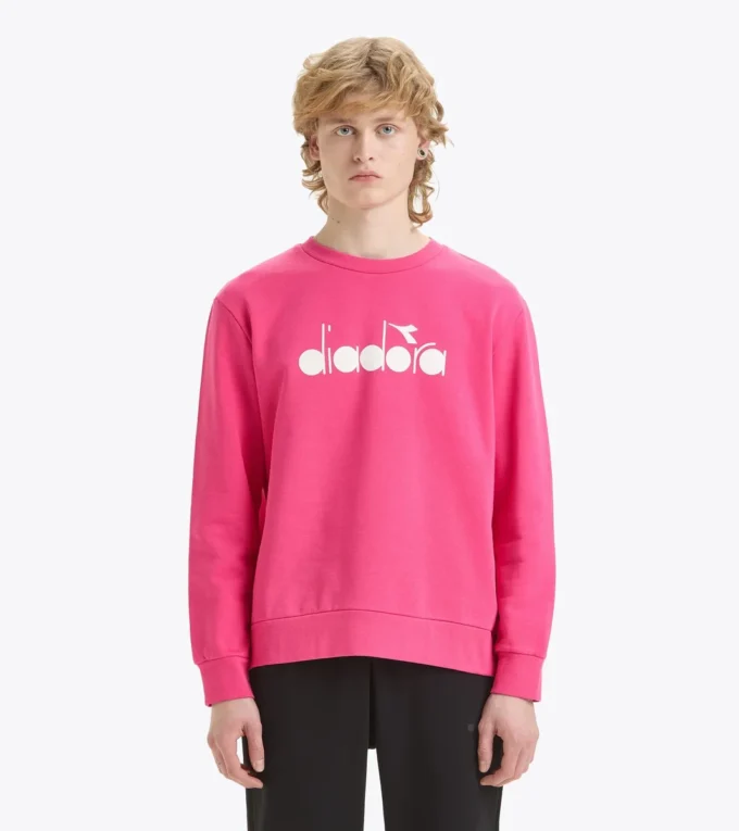 Sweatshirt Crew Logo Sweatshirt – Hergestellt in Italien – Unisex