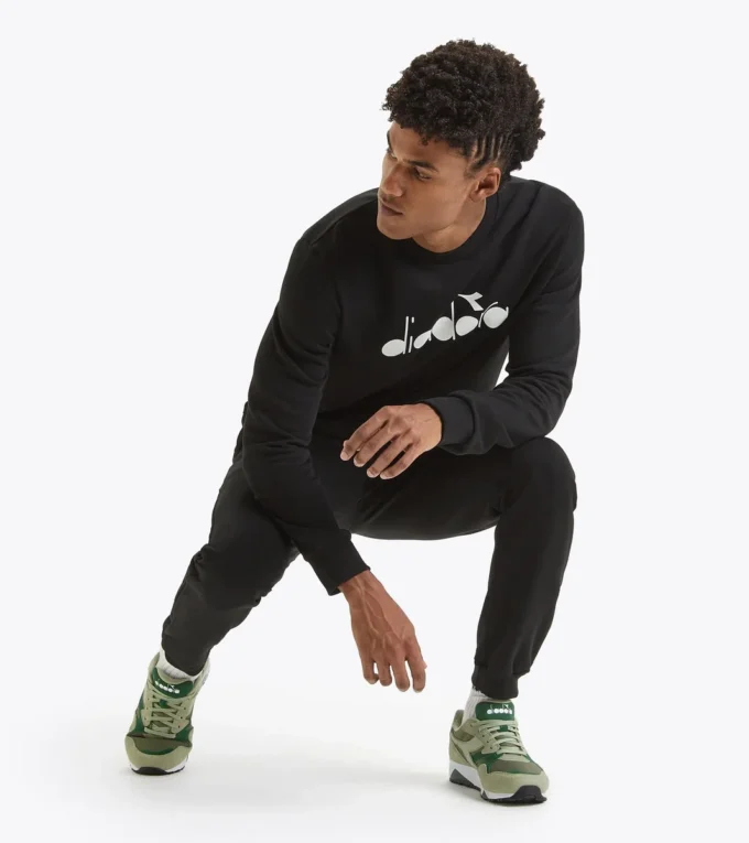 Sweatshirt Crew Logo Sweatshirt – Hergestellt in Italien – Unisex