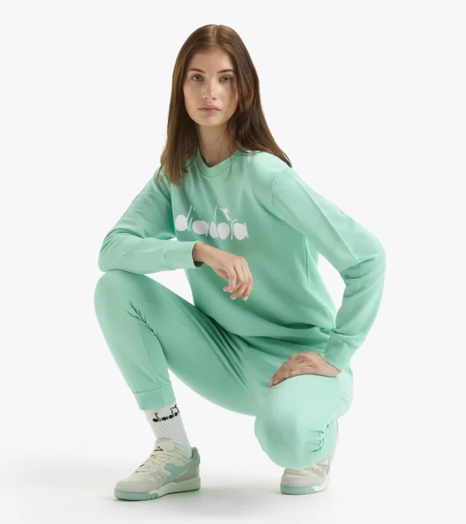 Sweatshirt Crew Logo Sweatshirt – Hergestellt in Italien – Unisex