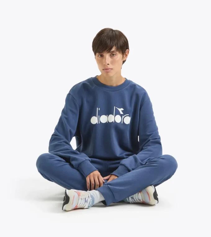 Sweatshirt Crew Logo Sweatshirt – Hergestellt in Italien – Unisex
