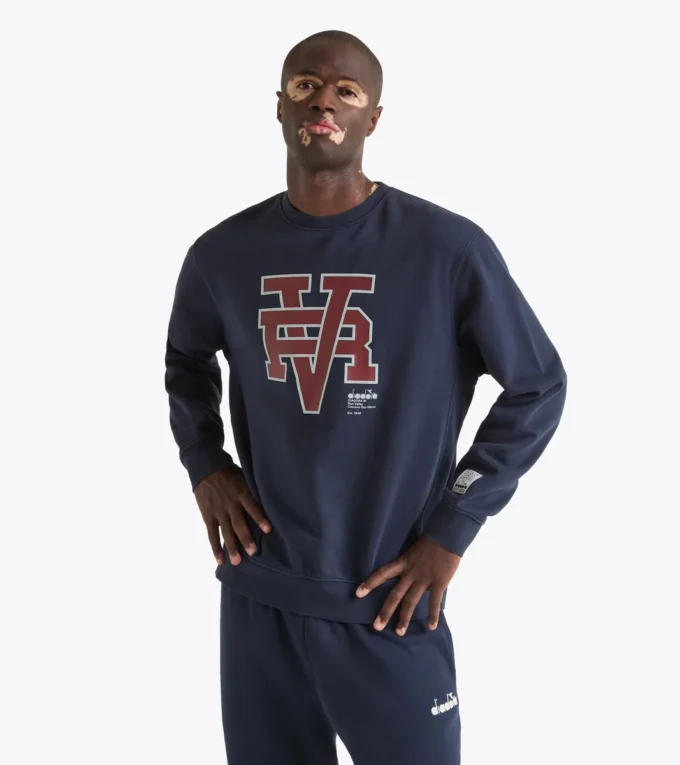 Sweatshirt Crew Run Valley College-inspiriertes Sweatshirt mit Rundhalsausschnitt – Run Valley