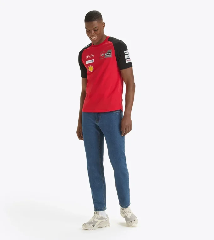 T-Shirt Ducati Replica Mgp24 Sportliches Ducati 2024 MotoGP Replica T-Shirt