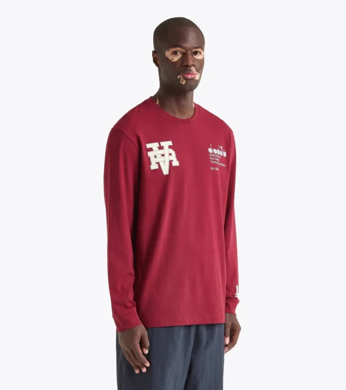 T-Shirt Ls Run Valley T-Shirt im College-Stil – Run Valley