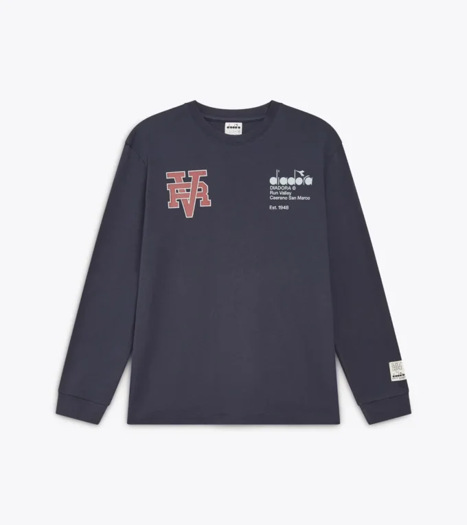 T-Shirt Ls Run Valley T-Shirt im College-Stil – Run Valley