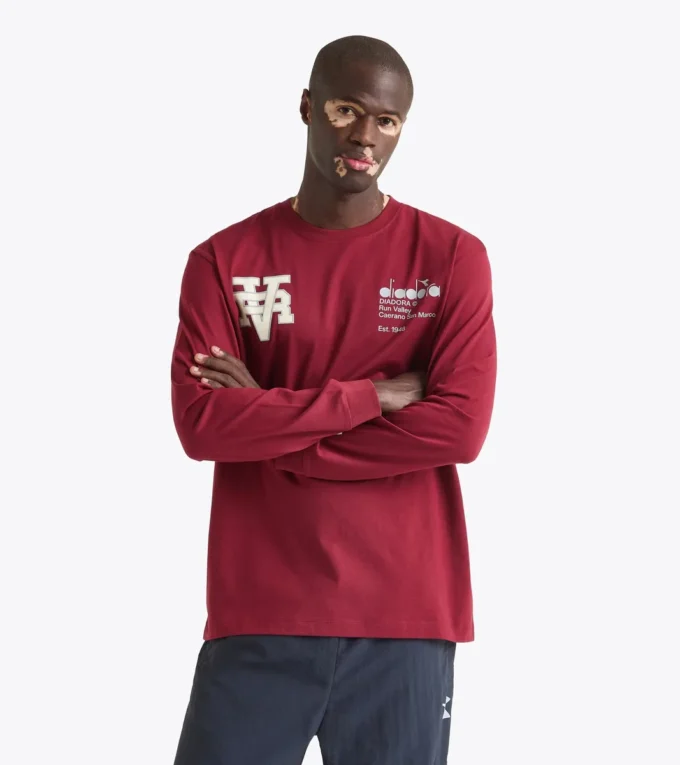 T-Shirt Ls Run Valley T-Shirt im College-Stil – Run Valley