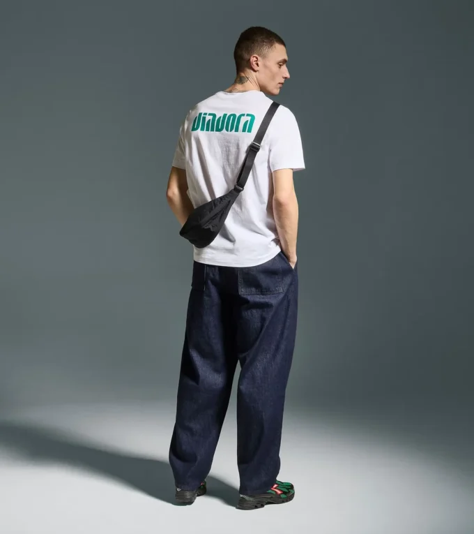 T-Shirt Ss Athl. Logo Sl Baumwoll-T-Shirt