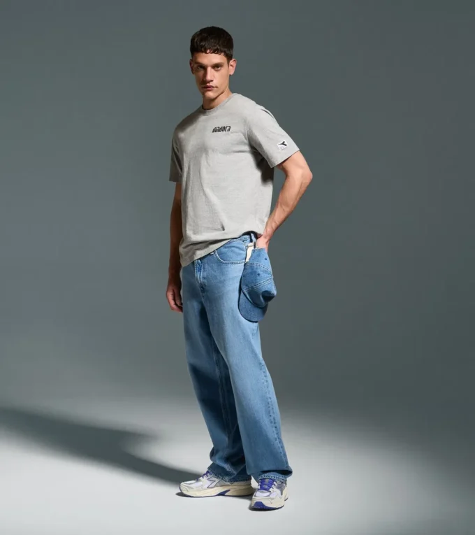 T-Shirt Ss Athl. Logo Sl Baumwoll-T-Shirt